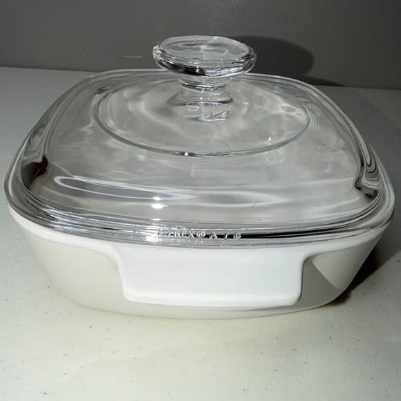 Corning Ware Vintage Spice of Life "L'Echalote" 1 Quart Baking Dish w/ Pyrex Lid - Picture 6 of 10